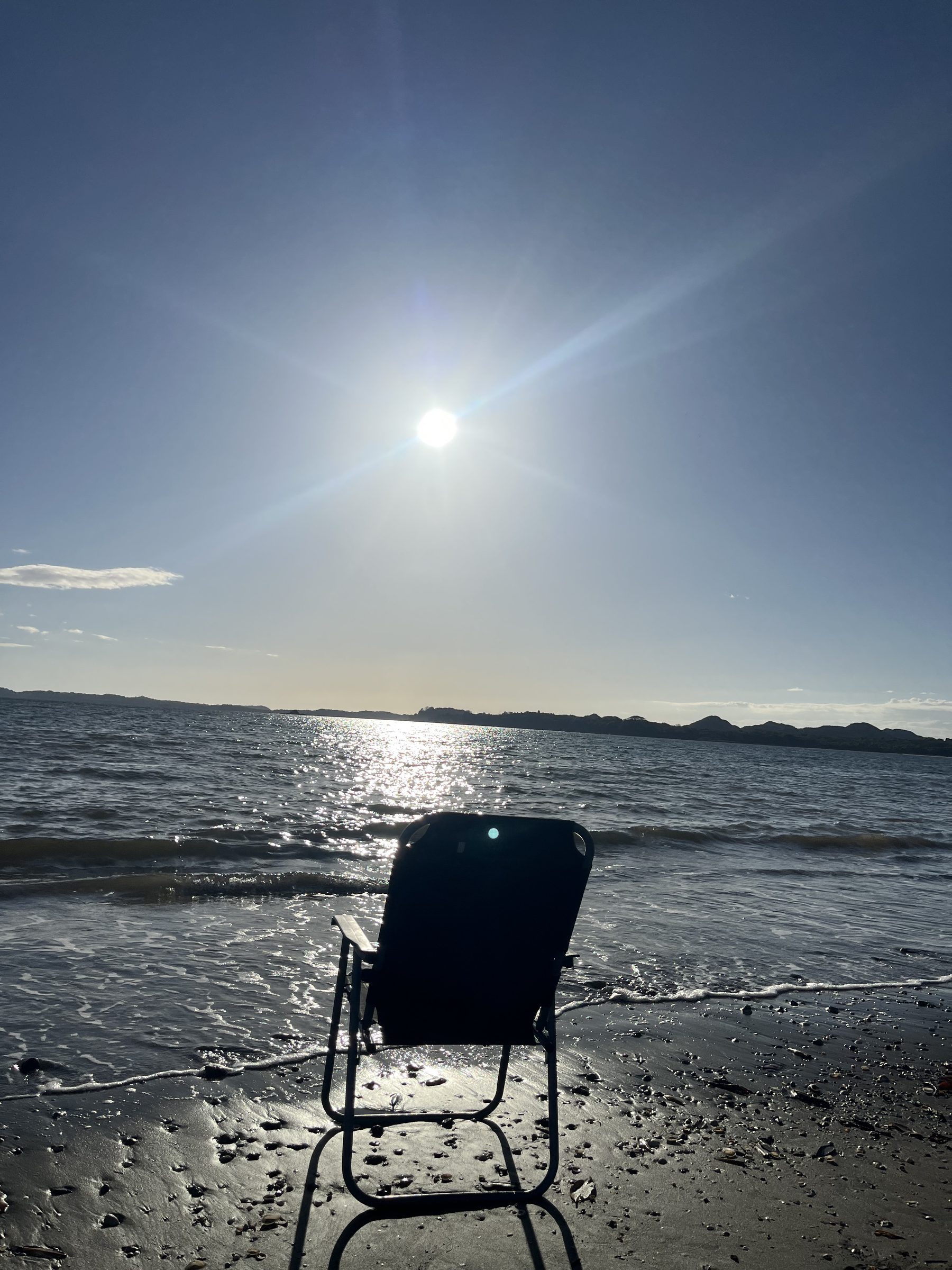 Playa al atardecer